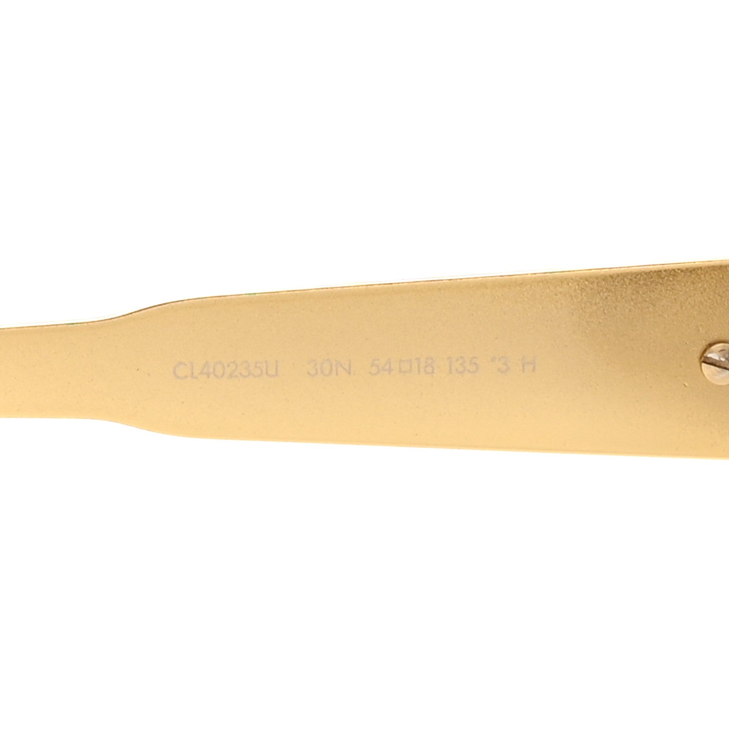Celine Metal Triomphe 01 Sunglasses CL40235U Gold Green 6 of 8