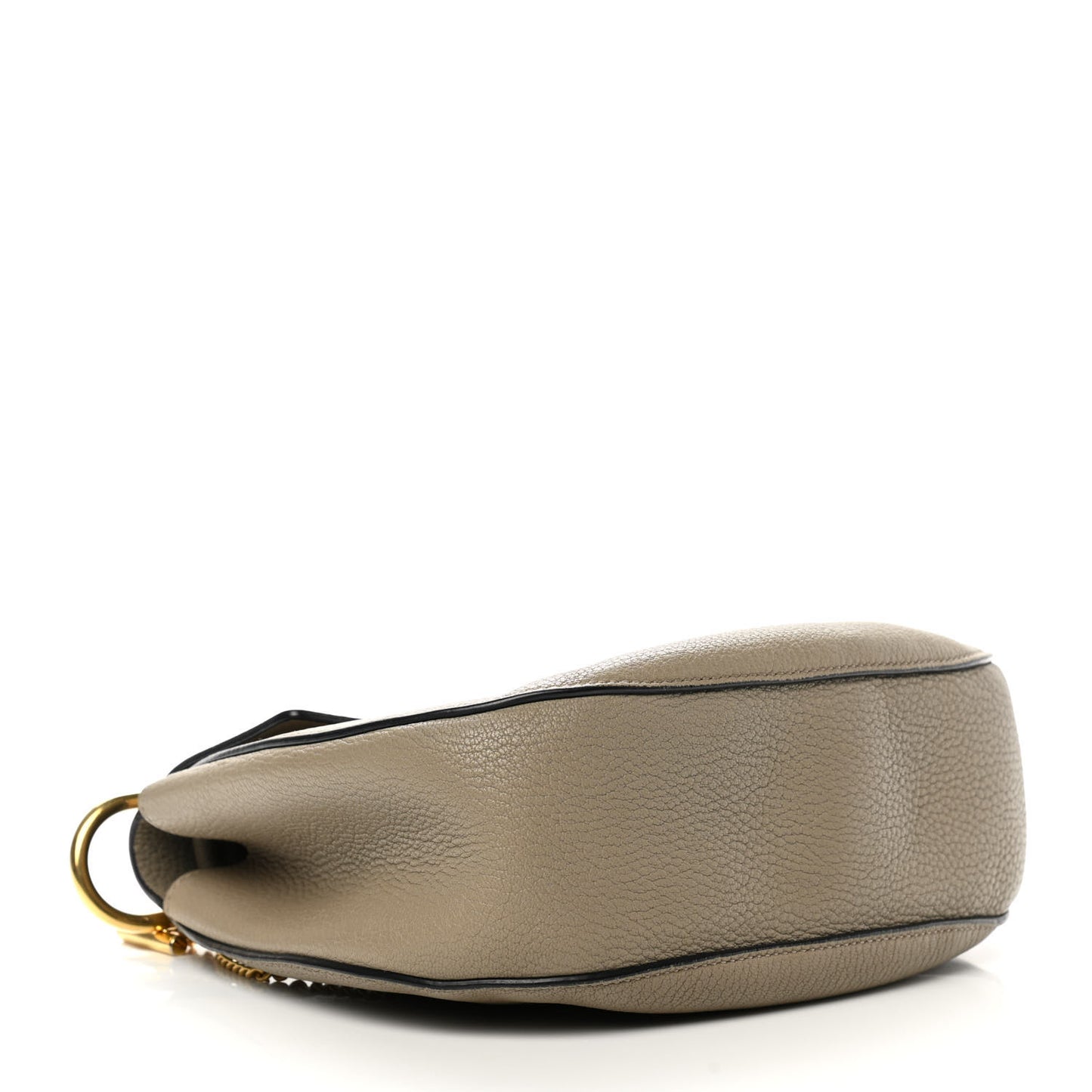 Grained Lambskin Drew Shoulder Bag Motty Grey