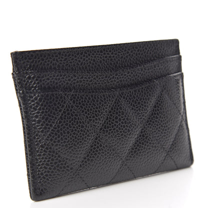 Chanel Caviar Quilted Card Holder Black 3 of 8