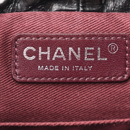 Chanel Glazed Calfskin Quilted Small Salzburg Mountain Backpack Black 6 of 11