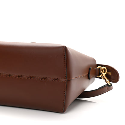 Fendi Vitello King Macro Stitchings Logo Medium By The Way Boston Bag Praline 6 of 12