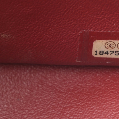Chanel Patent Quilted Jumbo Double Flap Red 7 of 15