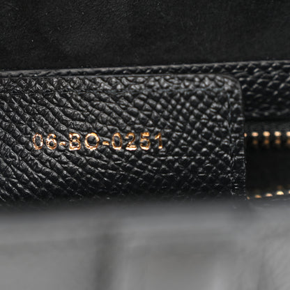 Christian Dior Grained Calfskin Saddle Bag Black 7 of 11