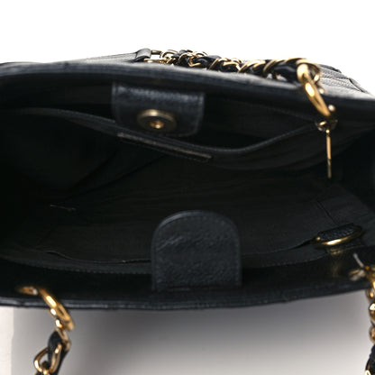 Chanel Caviar Quilted Petit Shopping Tote PST Black 5 of 10