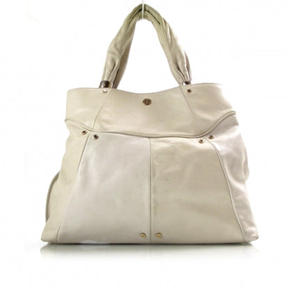 Saint Laurent Chevre Ritz Tote Ivory 1 of 12