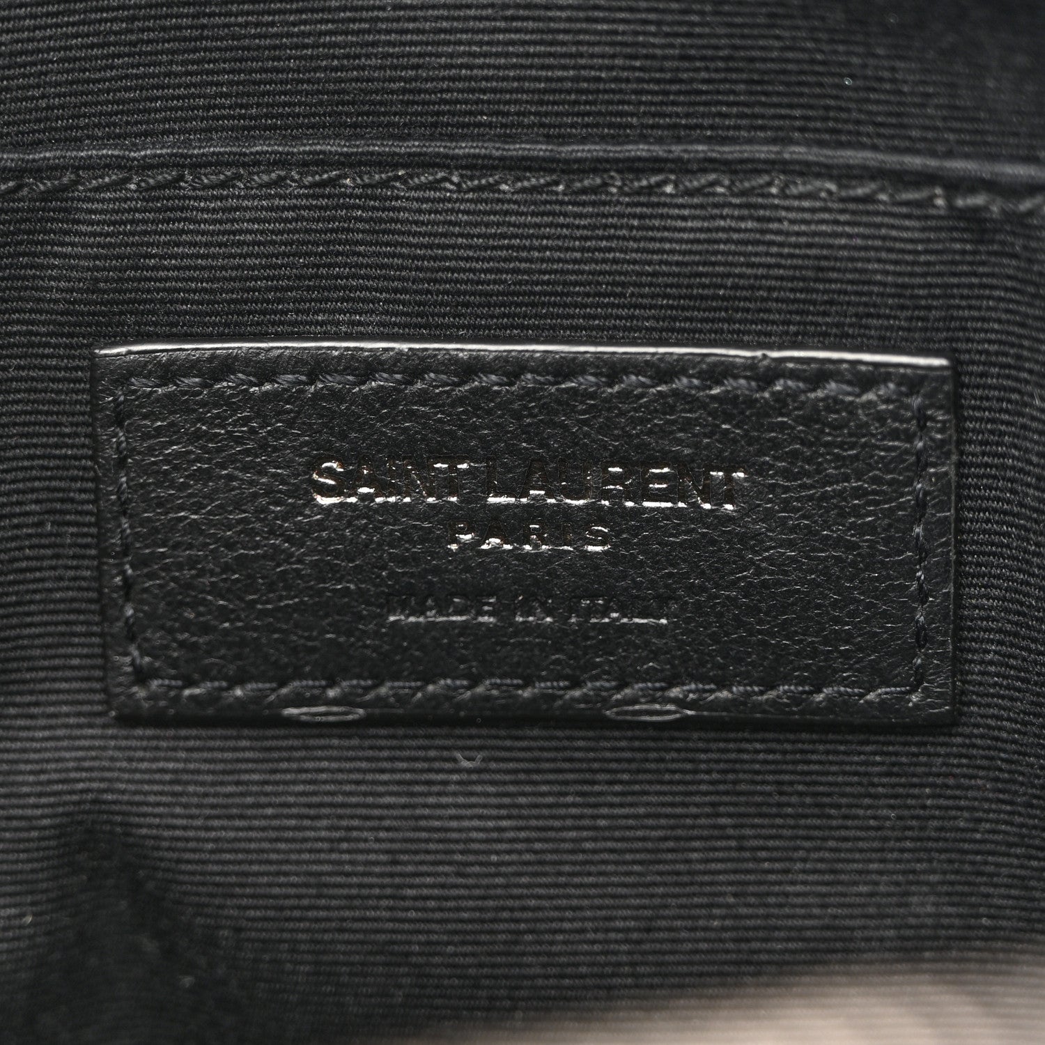 Saint Laurent Calfskin Matelasse Monogram Lou Camera Bag Black 6 of 10