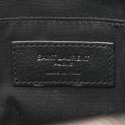 Saint Laurent Calfskin Matelasse Monogram Lou Camera Bag Black 6 of 10