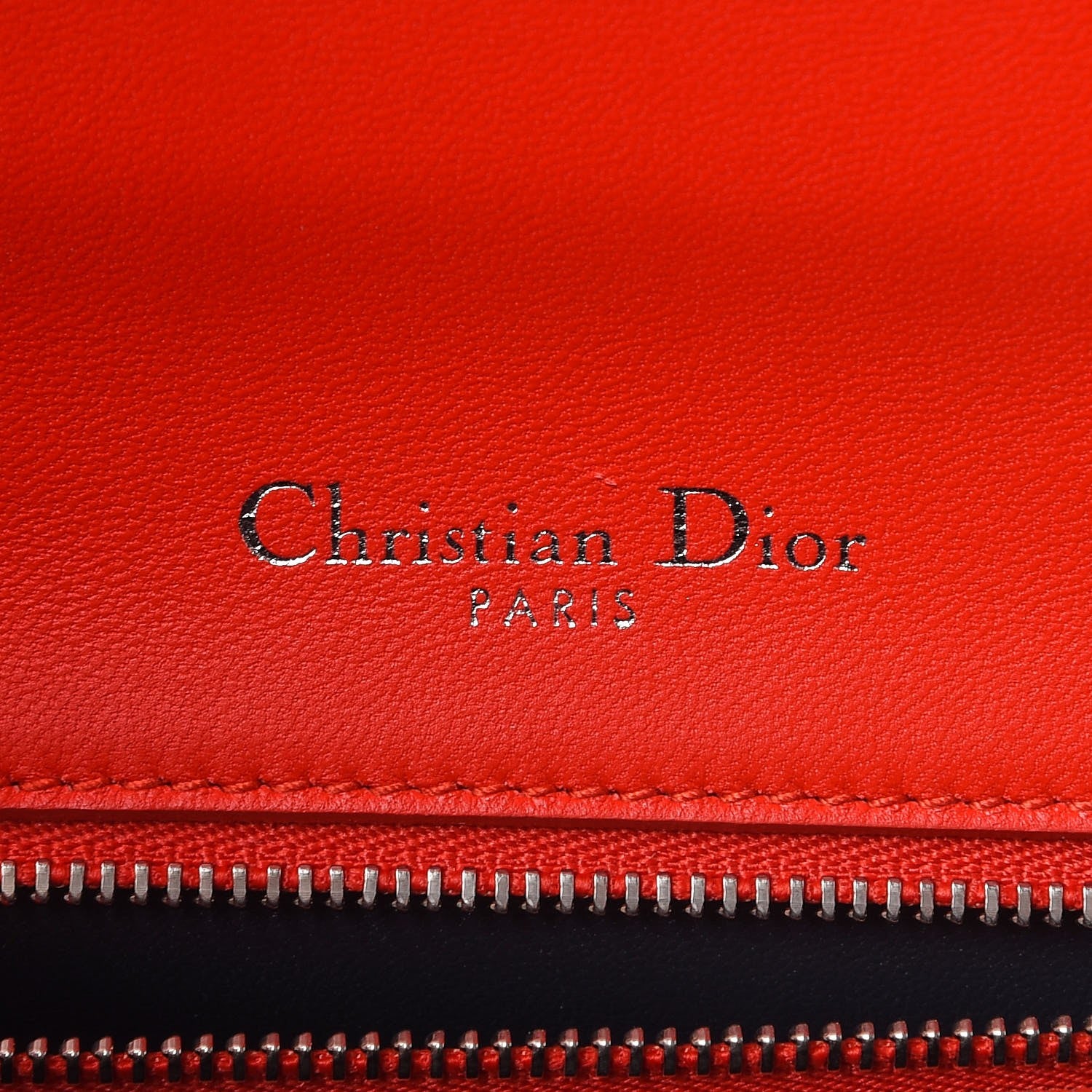 Christian Dior Patent Micro-Cannage Medium Diorama Flap Bag Red 6 of 8