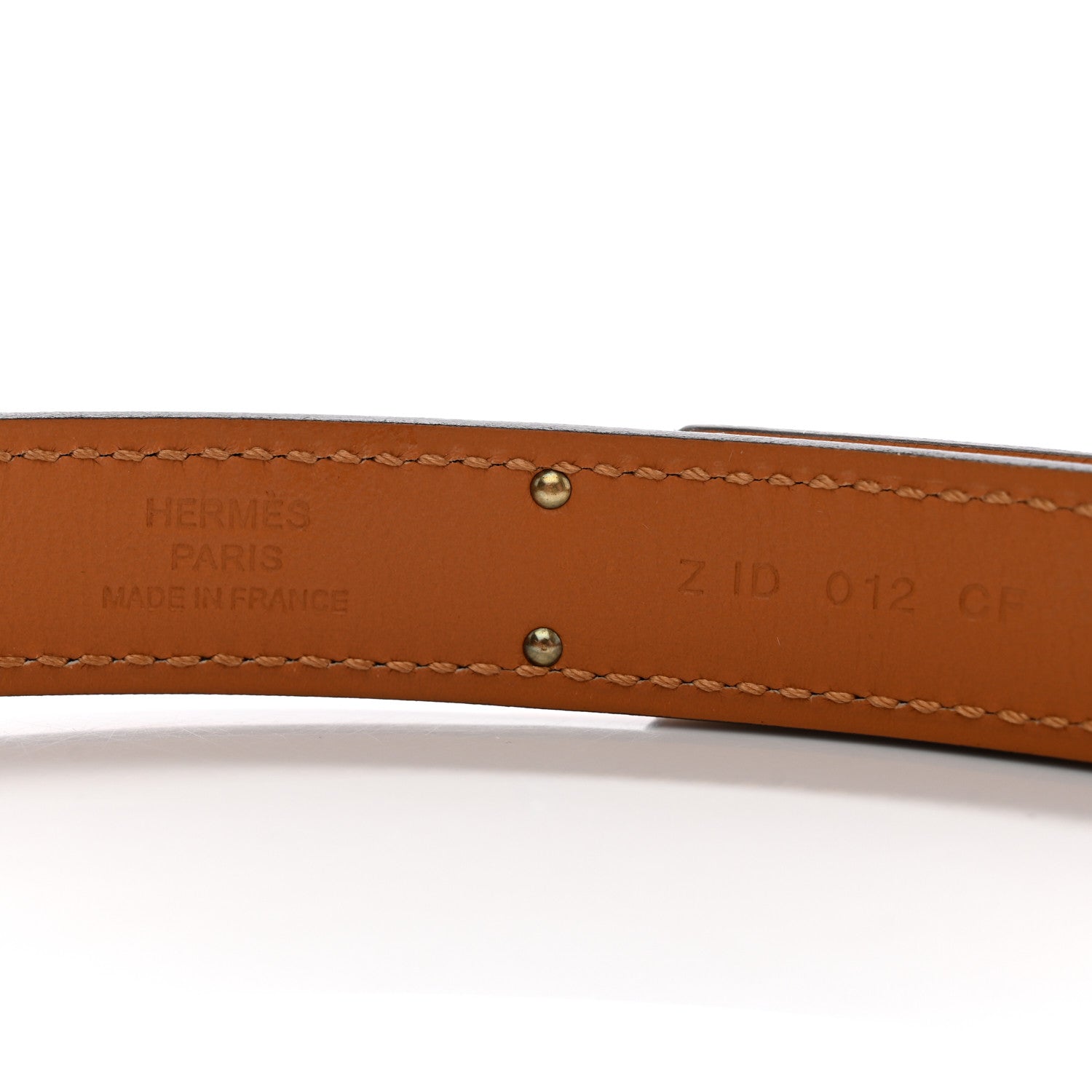 Hermes Epsom Kelly Belt White 3 of 4