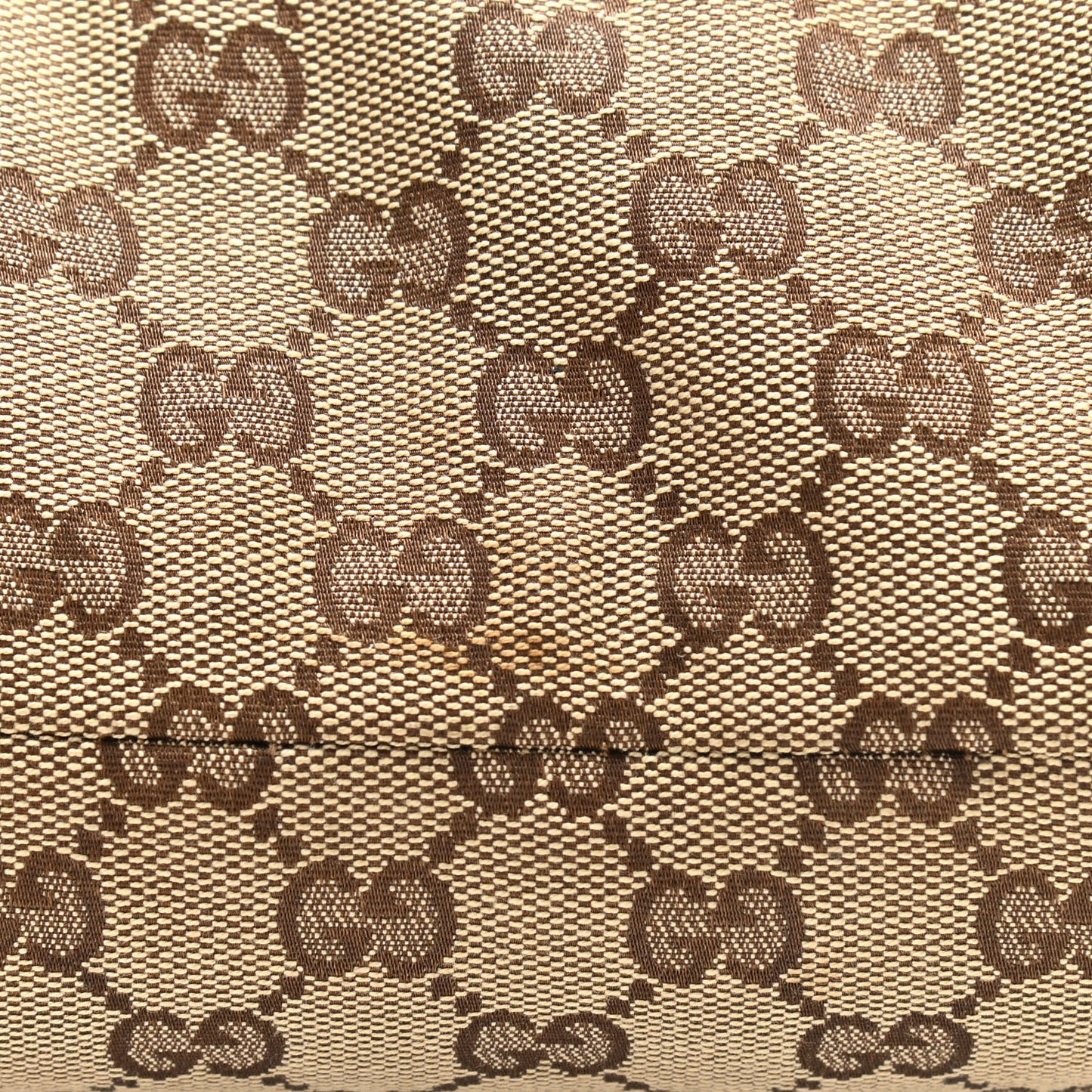 Monogram Medium New Ladies Web Tote Dark Brown