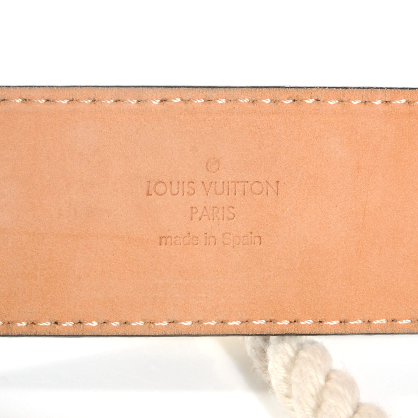 Louis Vuitton Patent Inventeur Rope Belt 85 34 7 of 10