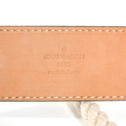 Louis Vuitton Patent Inventeur Rope Belt 85 34 7 of 10