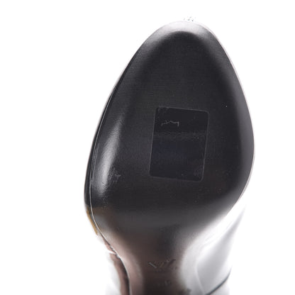Louis Vuitton Patent Oh Really Peep Toe Pumps 35 Black 11 of 11
