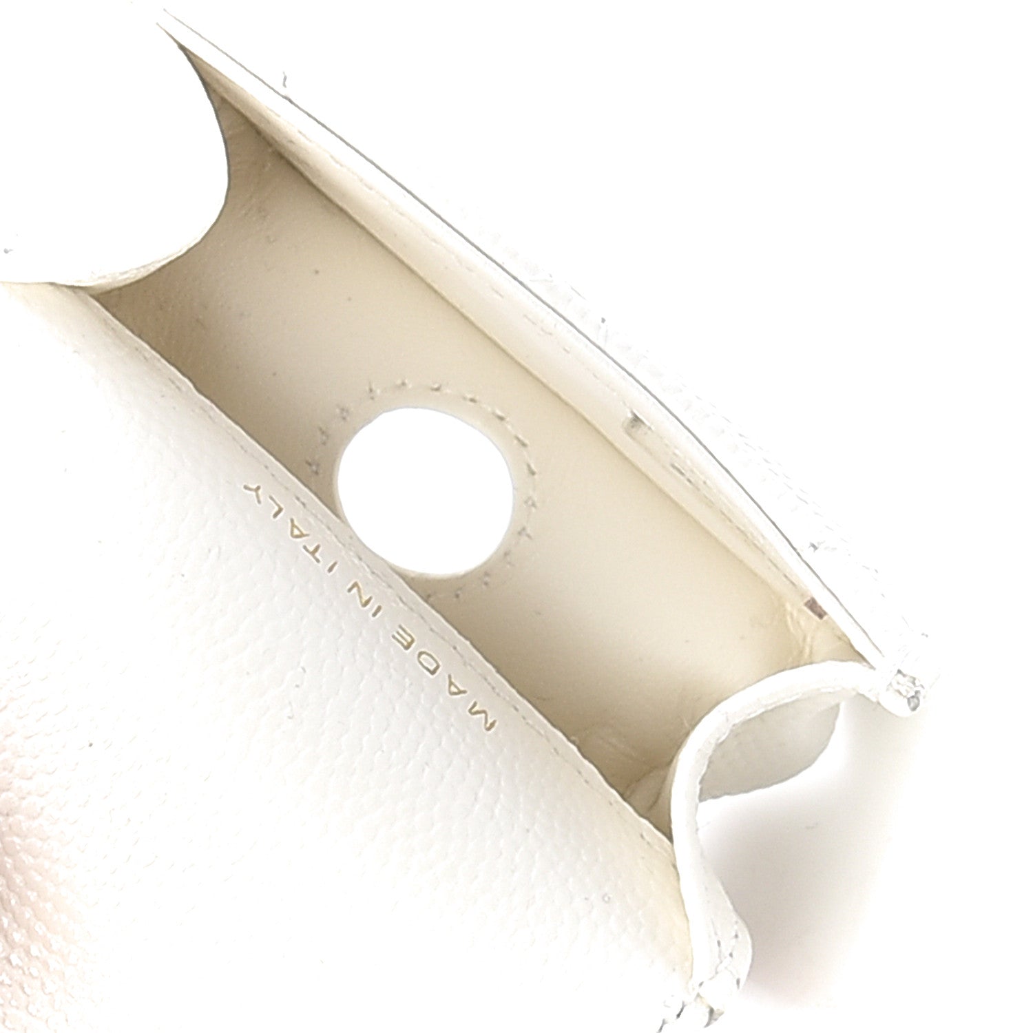 Chanel Caviar Quilted Airpods Pro Case White 5 of 9