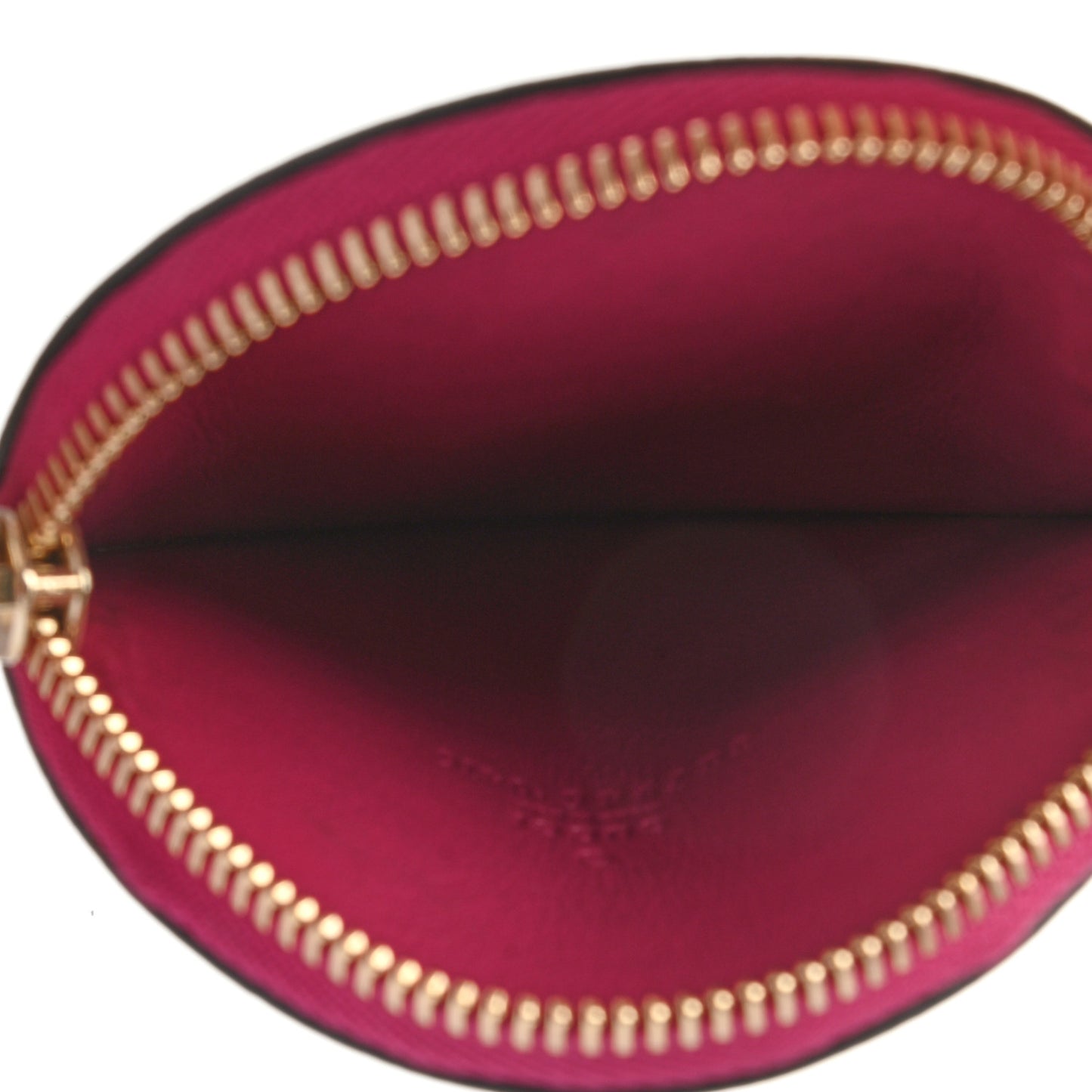 Patent Soho Round Coin Purse Bright Bougainvillea