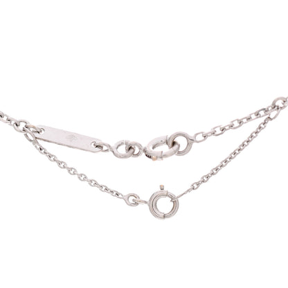 Cartier 18K White Gold Diamond Small Hearts and Symbols Pendant Necklace 5 of 5
