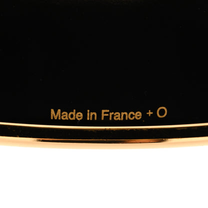 Hermes Enamel Printed Brandebourgs Extra Wide Bracelet 70 Passe Brown 5 of 6
