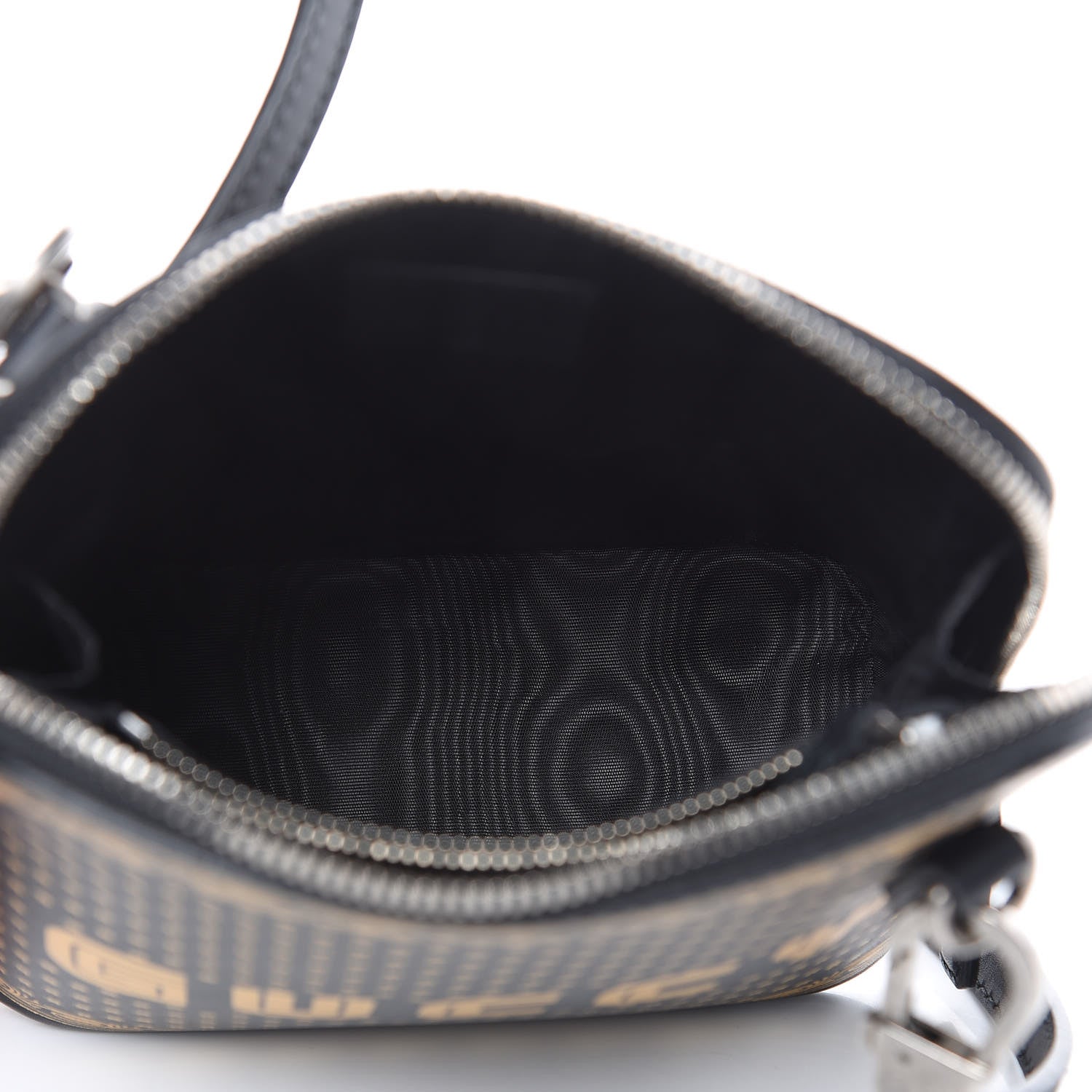 Gucci X SEGA Calfskin GUCCY Stars Mini Dome Shoulder Bag Black Gold 5 of 10
