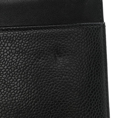 Chanel Caviar Timeless CC Wallet On Chain WOC Black 13 of 14
