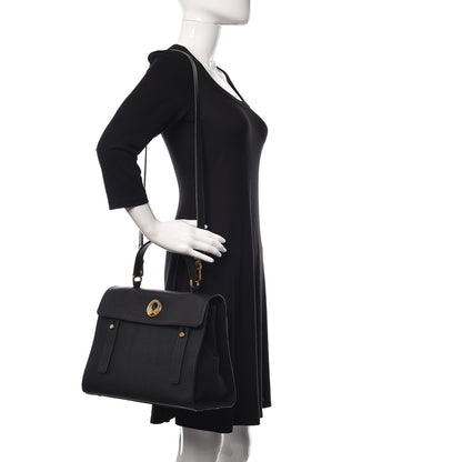 Saint Laurent Calfskin Canvas Medium Muse Two Black 2 of 11