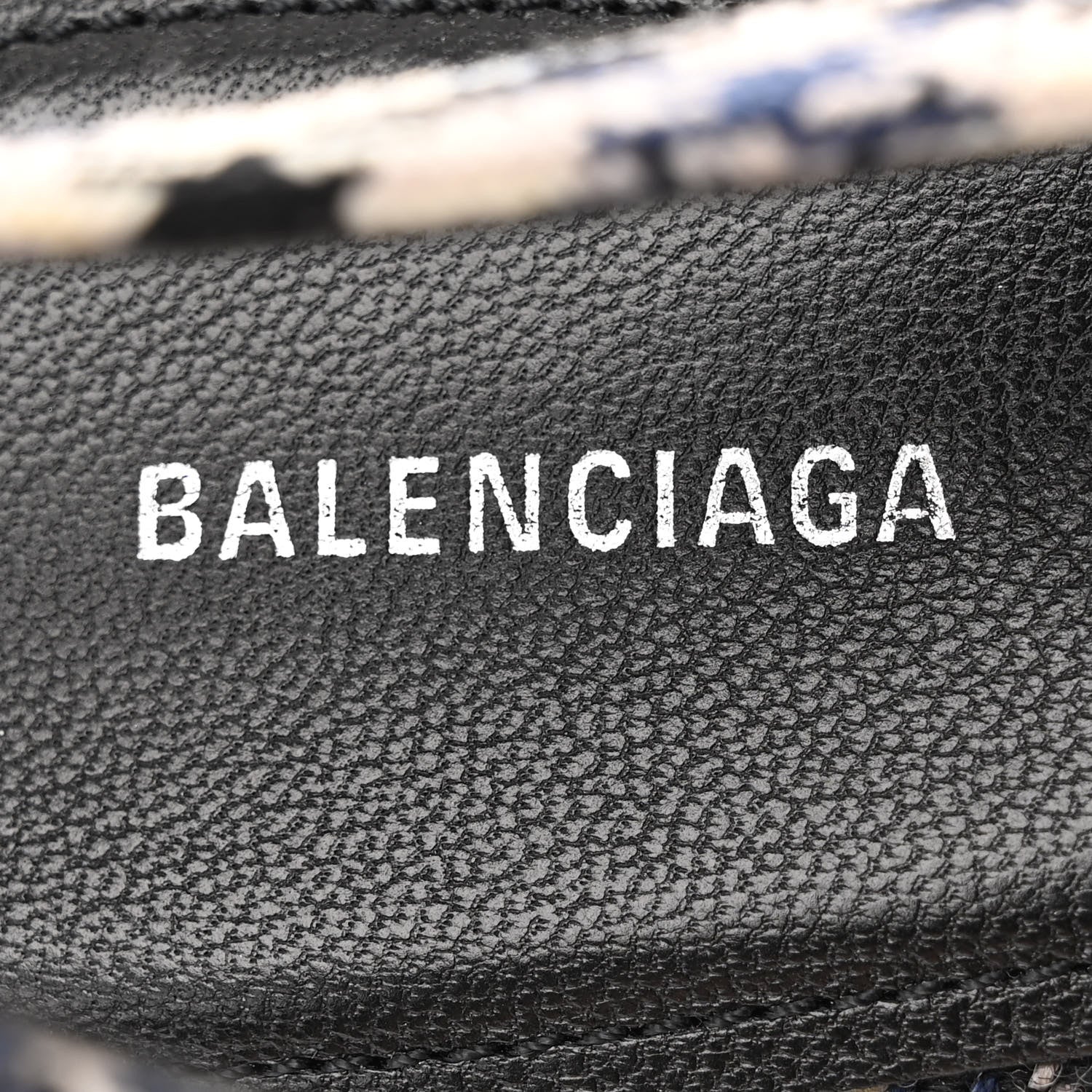Balenciaga Tweed Prince Of Wales BB Knife Pointy Toe Slingback Flats 36 Beige Navy Silver 6 of 12
