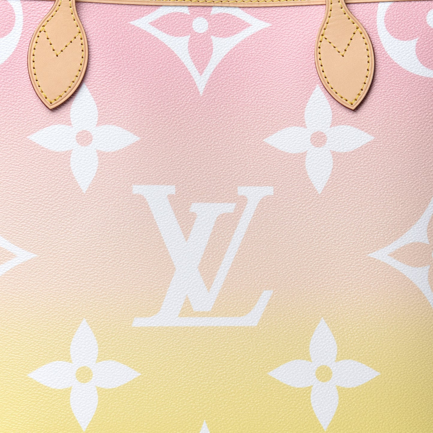 Monogram Giant By The Pool Neverfull MM Light Pink