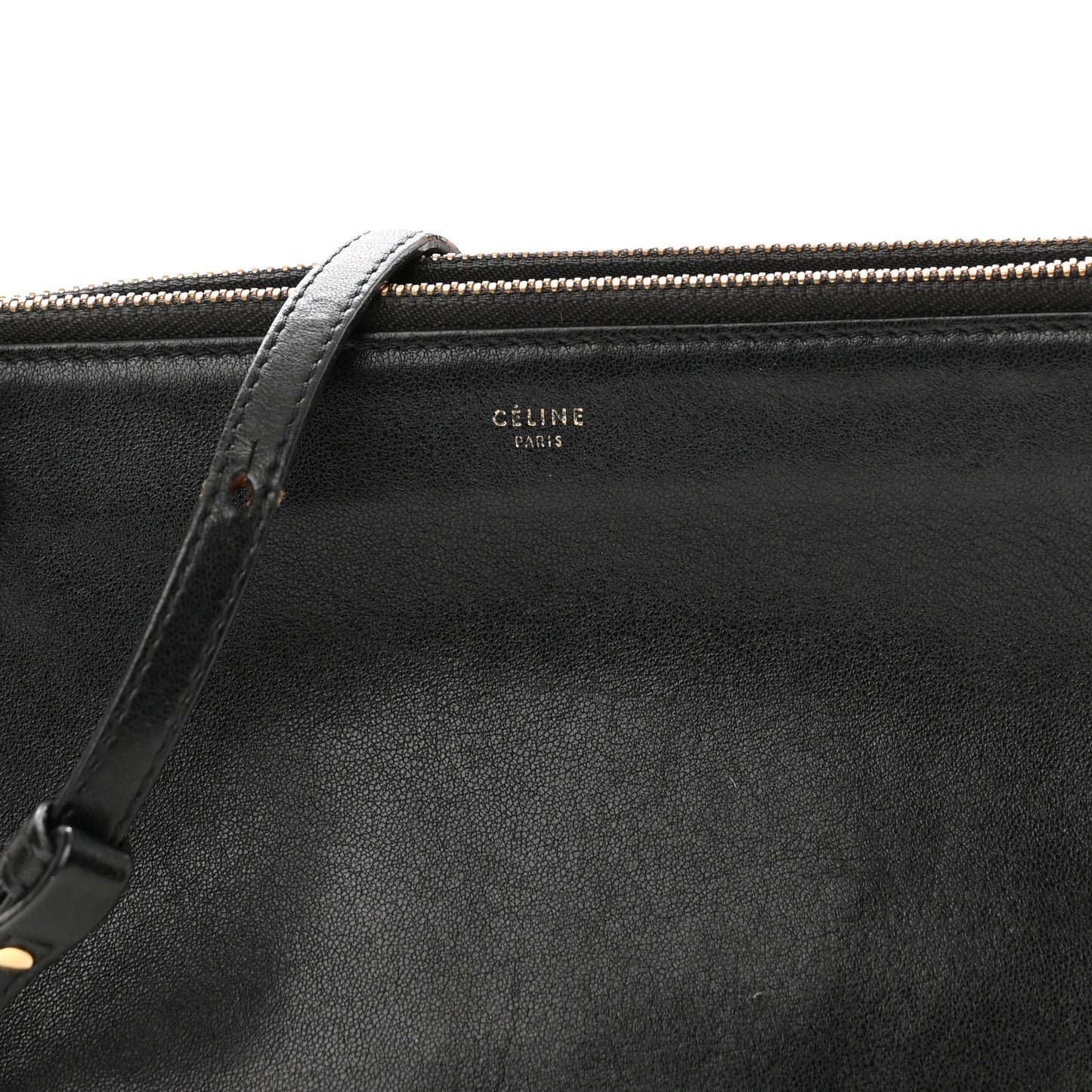 Lambskin Small Trio Crossbody Bag Black