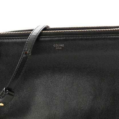 Celine Lambskin Small Trio Crossbody Bag Black 9 of 14