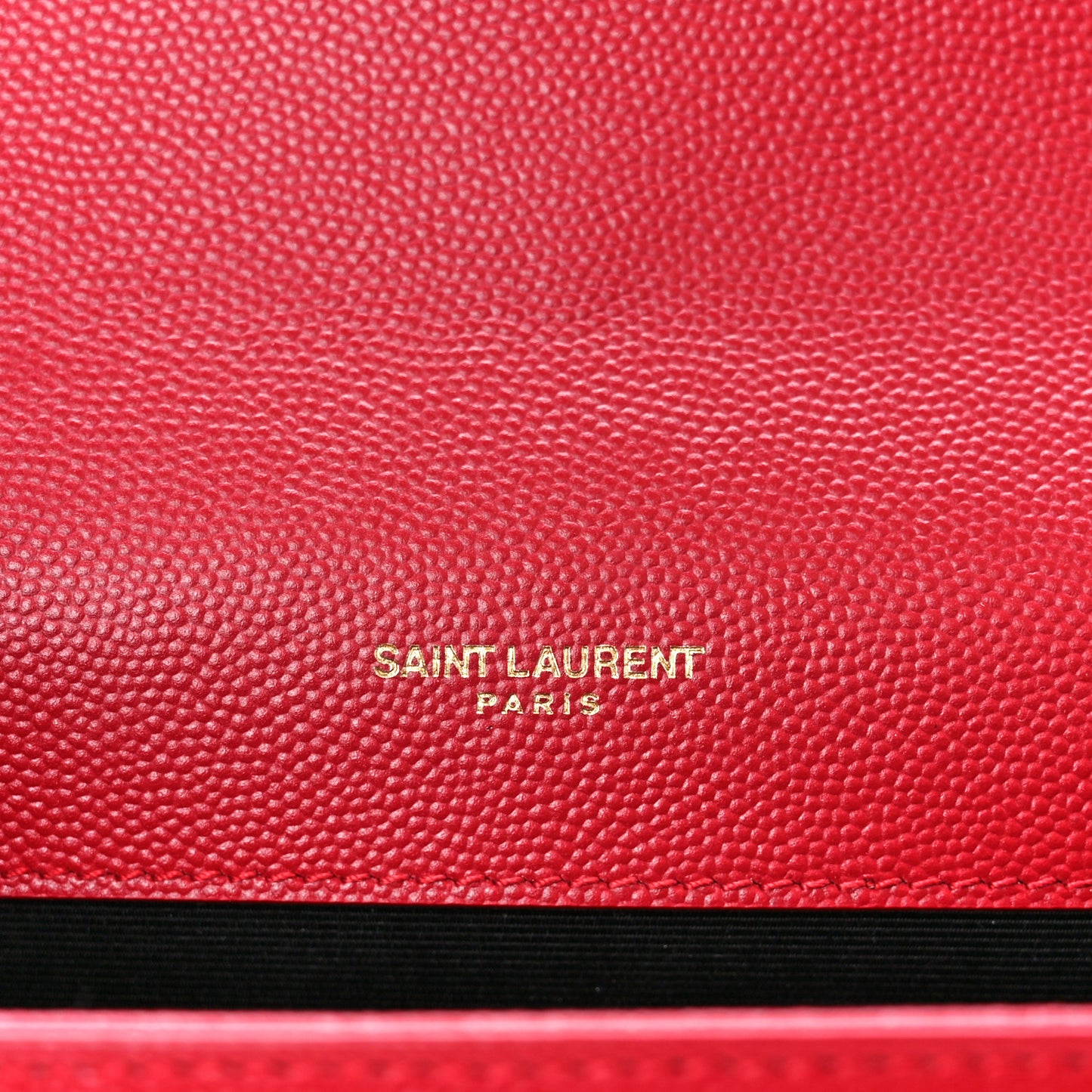 Grain De Poudre Medium Monogram Kate Satchel Red