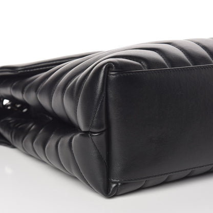 Saint Laurent Calfskin Y Quilted Monogram Medium Loulou Chain Satchel Black 11 of 15