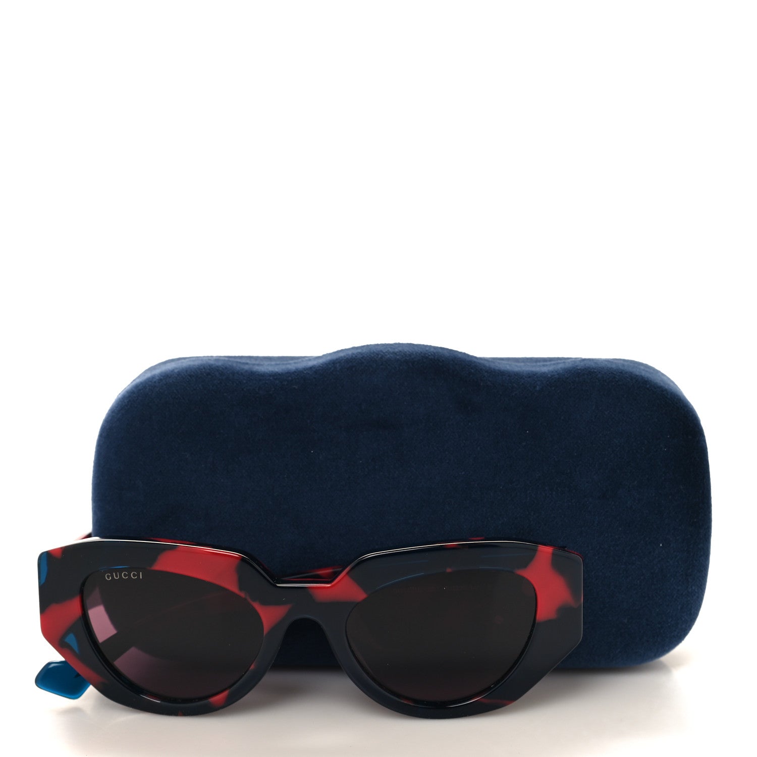 Gucci Acetate Cat Eye Sunglasses GG1421S Red Tortoiseshell 8 of 8
