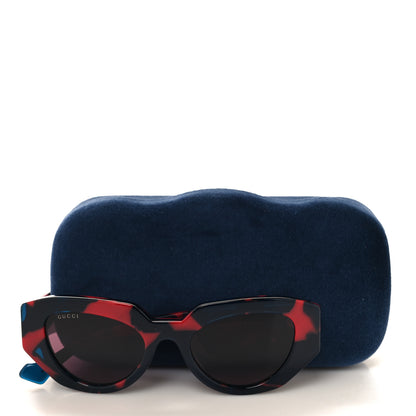 Gucci Acetate Cat Eye Sunglasses GG1421S Red Tortoiseshell 8 of 8