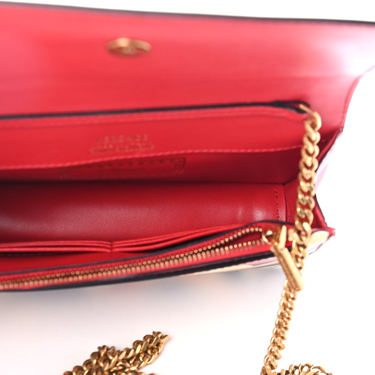 Versace X DISNEY Nappa Cinderella Print Chain Wallet Multicolor 5 of 8