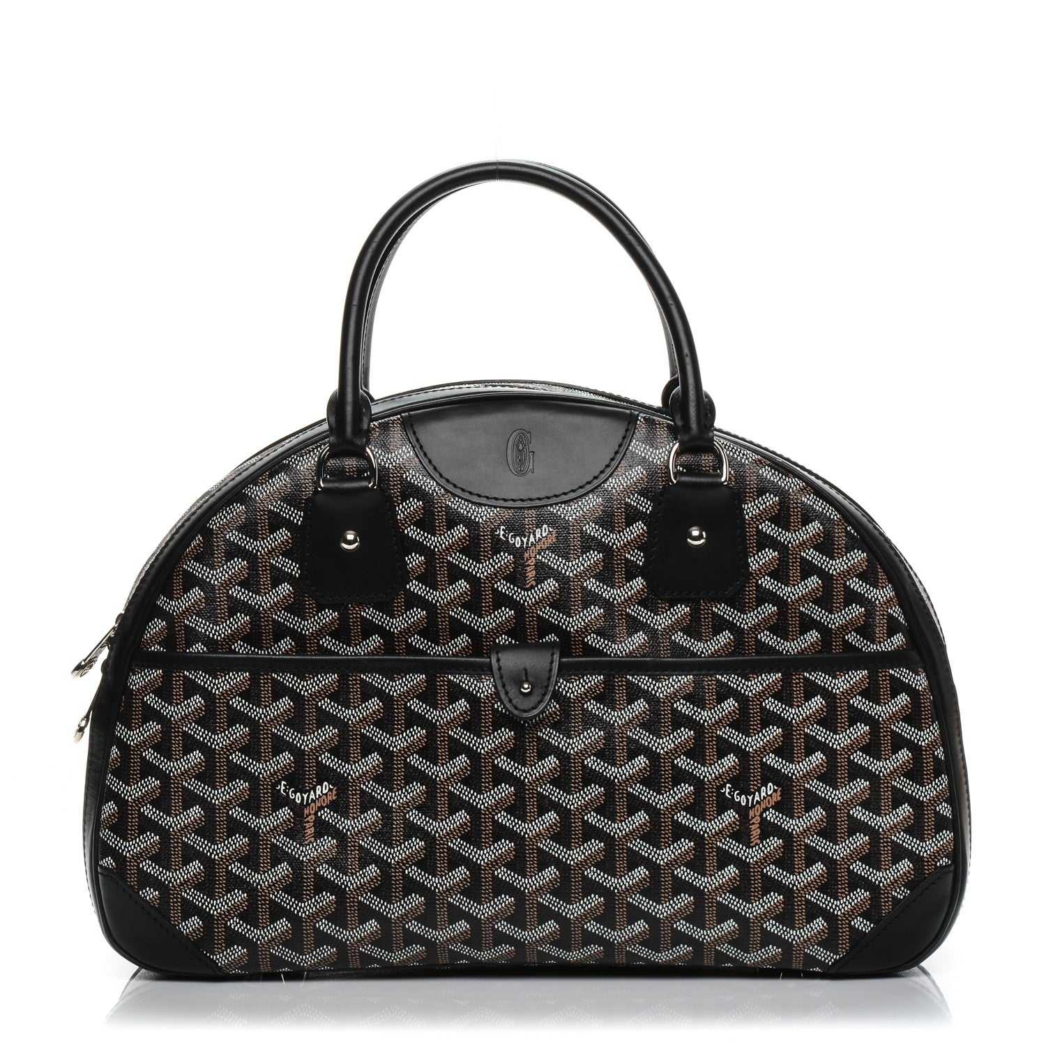 Goyard Goyardine Saint Jeanne MM Bowler Black 1 of 10