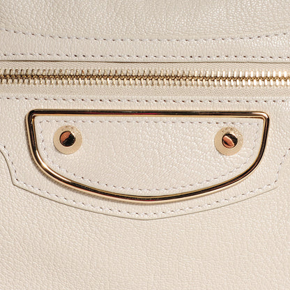 Balenciaga Chevre Gold Metallic Edge Hardware City Cream 7 of 14