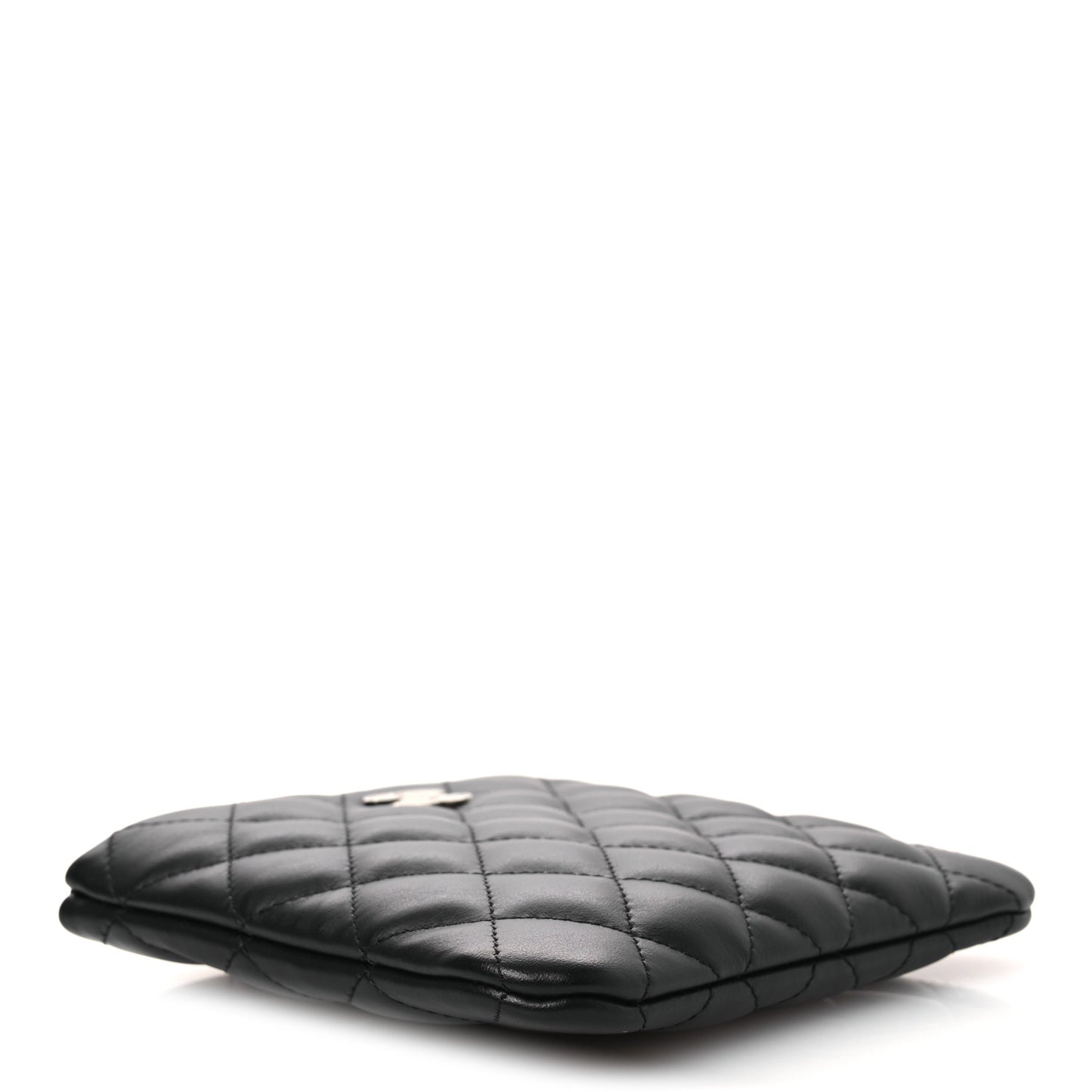 Lambskin Quilted Uniform Crossbody Bag Black