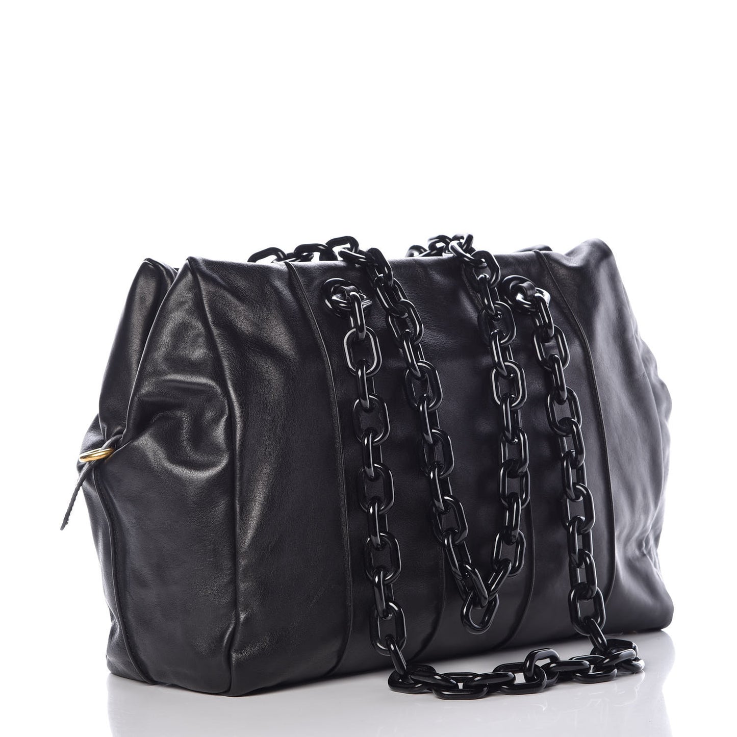 Soft Calf Shoulder Bag Black
