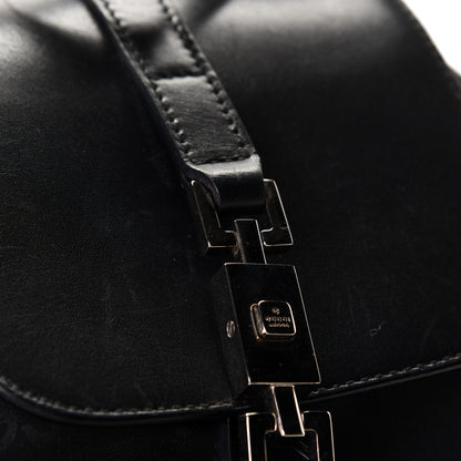 Gucci Nylon Monogram Backpack Black 5 of 11