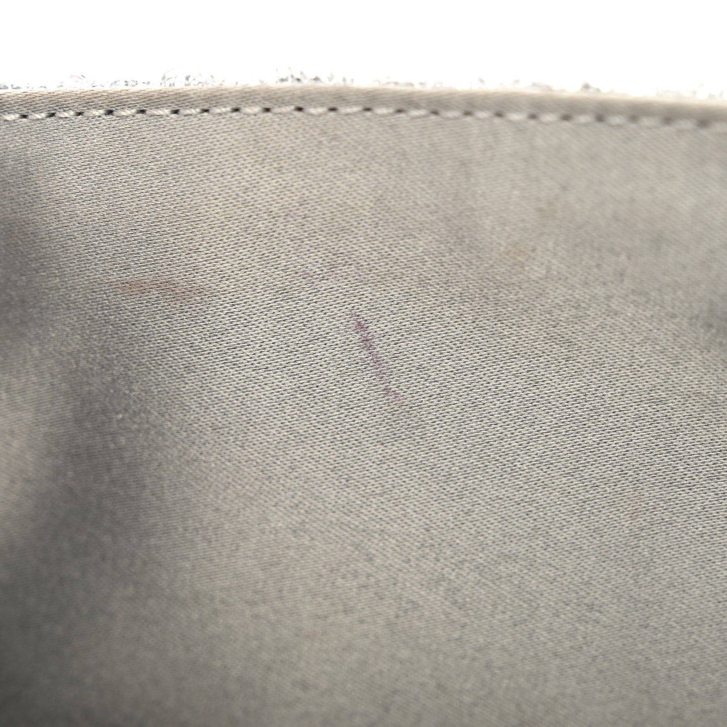 Sequin Mini Square Flap Silver