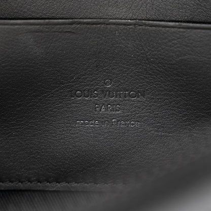 Louis Vuitton Calfskin Aerogram Alpha Wearable Wallet Black 7 of 11