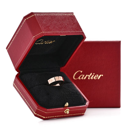 Cartier 18K Pink Gold 5.5mm LOVE Ring 58 8.25 5 of 5