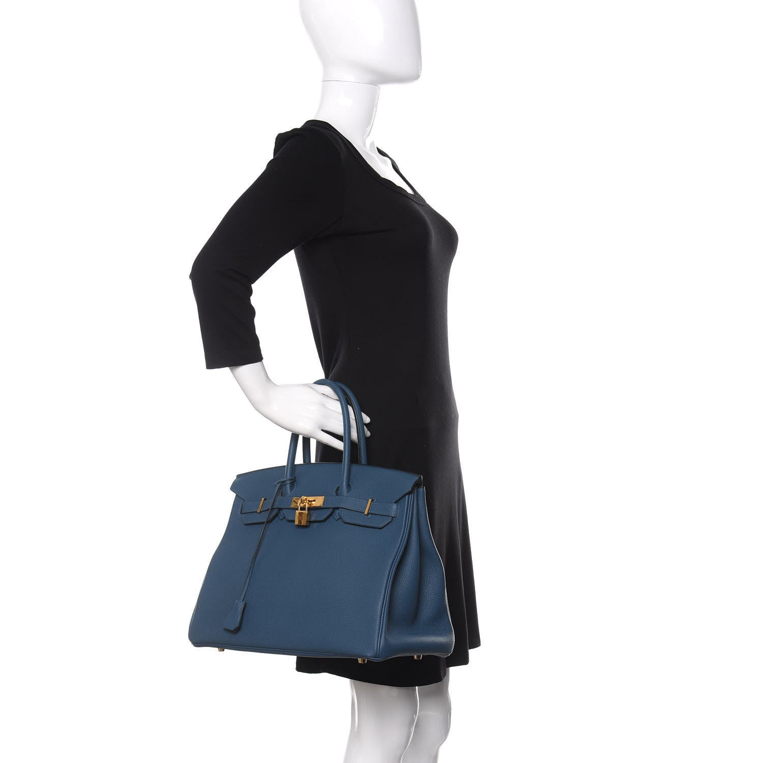 Hermes Togo Birkin 35 Deep Bleu 2 of 17