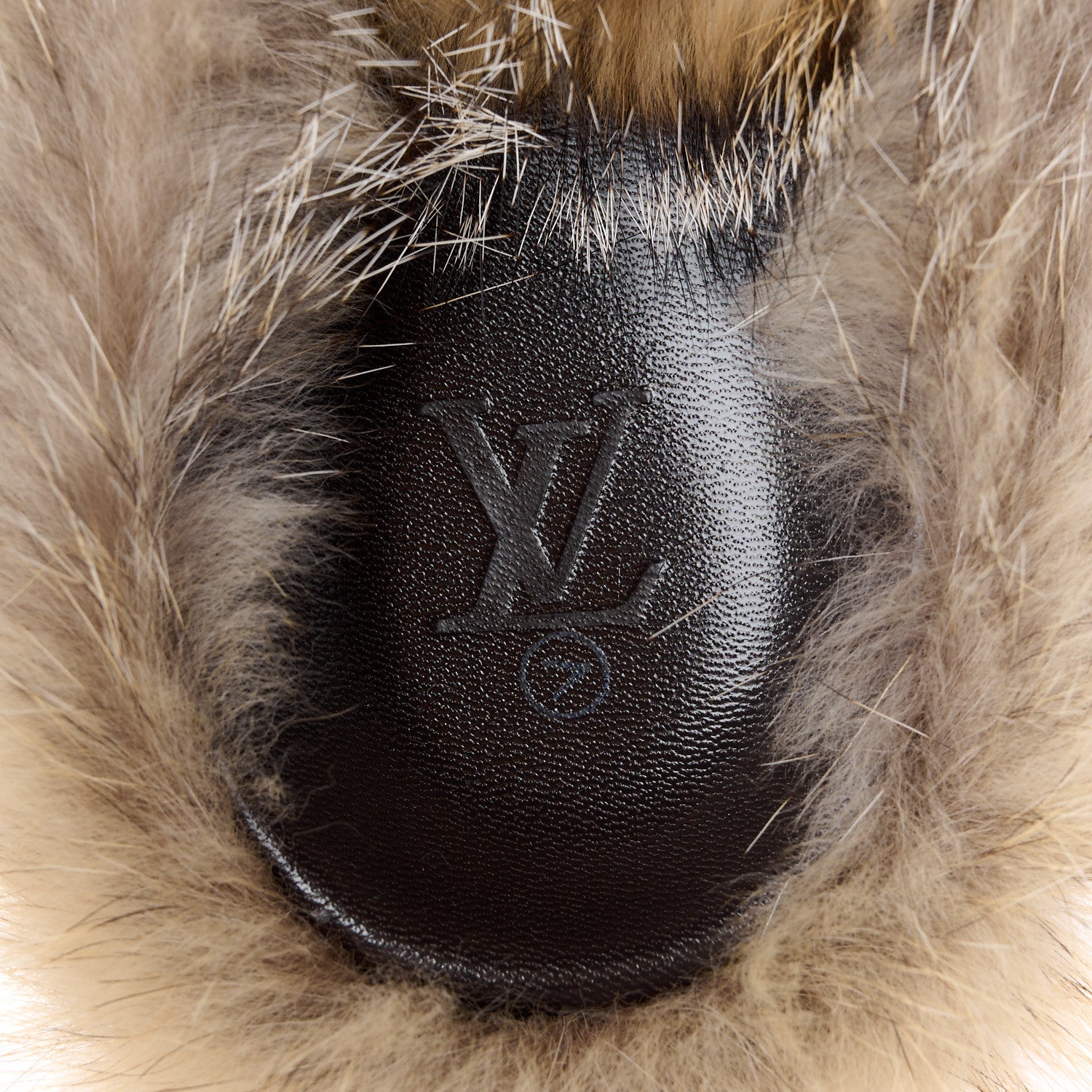 Louis Vuitton Fox Fur Mens LV Easy Mules 8 Brown 7 of 10