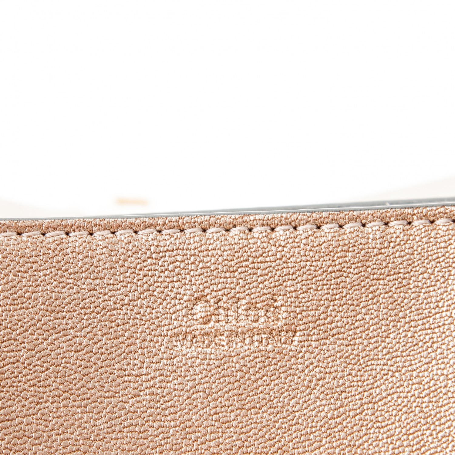 Chloe Metallic Goatskin Mini Drew Shoulder Bag Abstract Gold 6 of 7