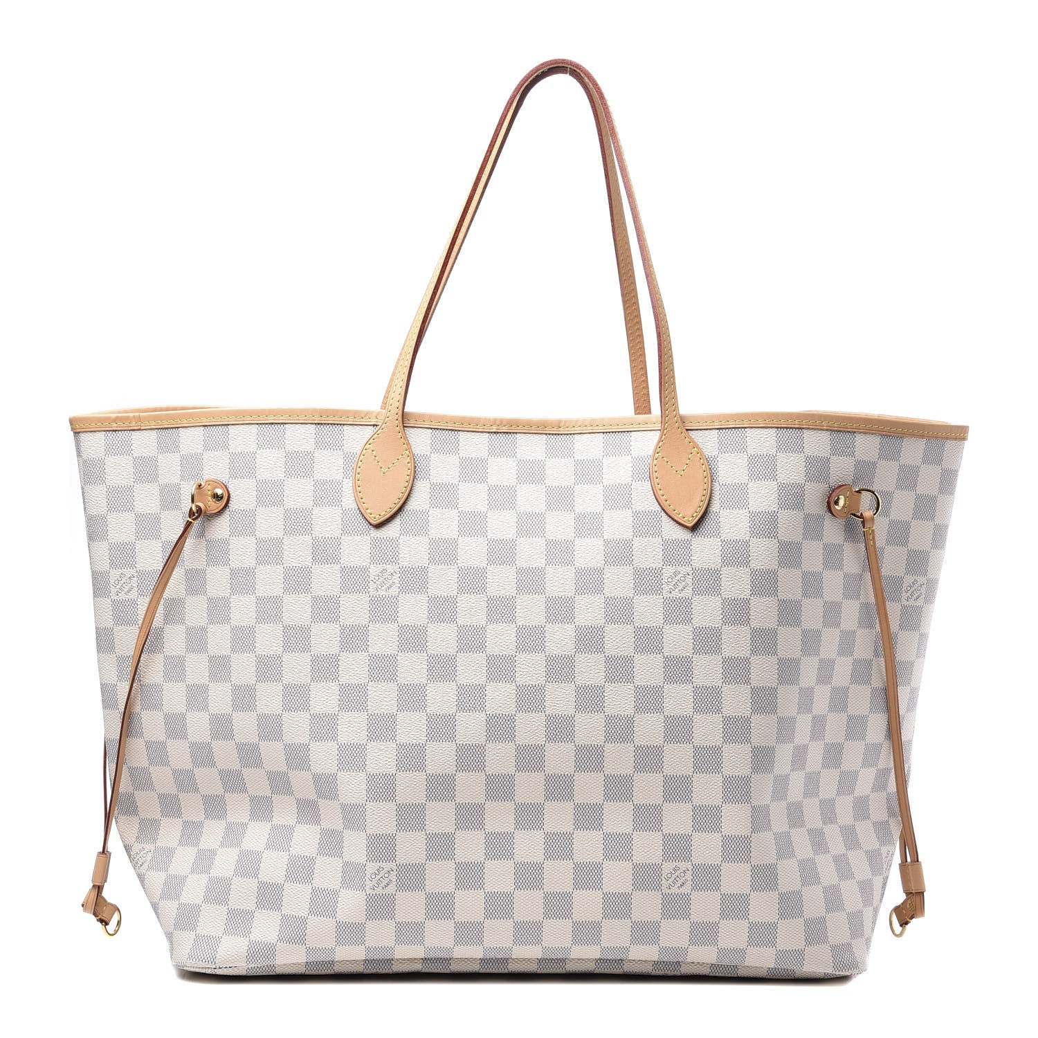 Louis Vuitton Damier Azur Neo Neverfull GM Rose Ballerine 1 of 10
