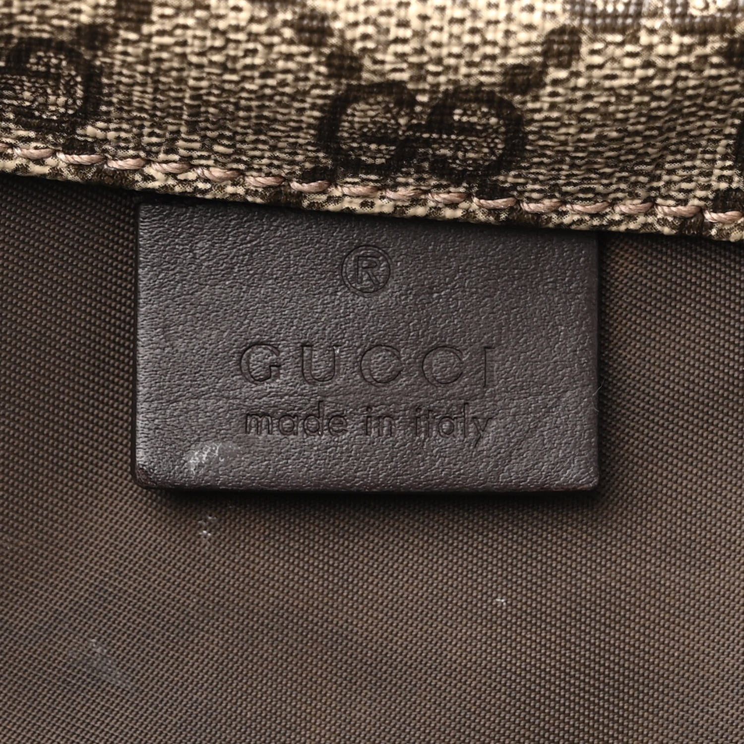 Gucci GG Plus Monogram Messenger Diaper Bag Dark Brown 4 of 11