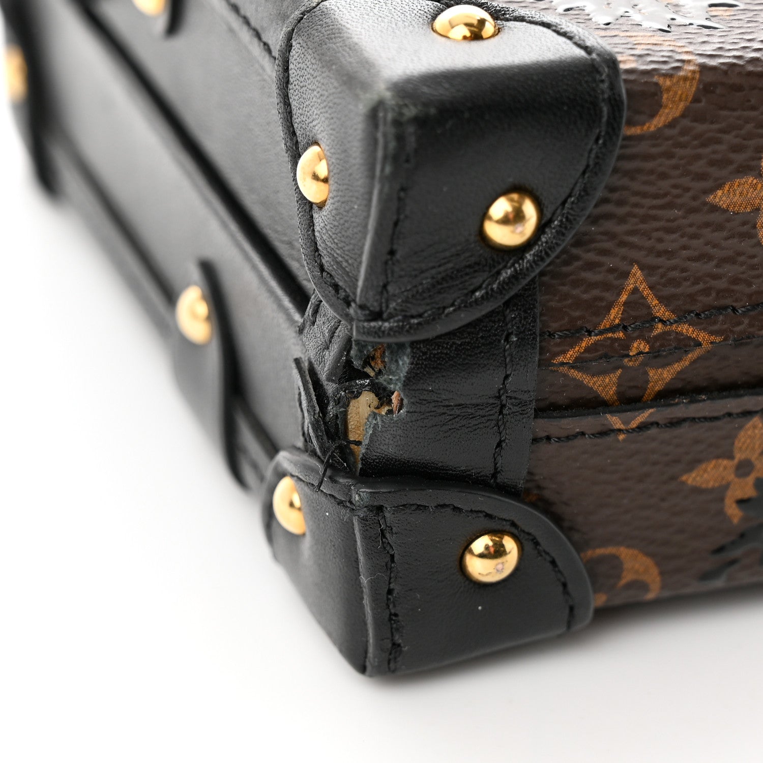 Louis Vuitton Monogram Blossom Petite Malle Black 13 of 16