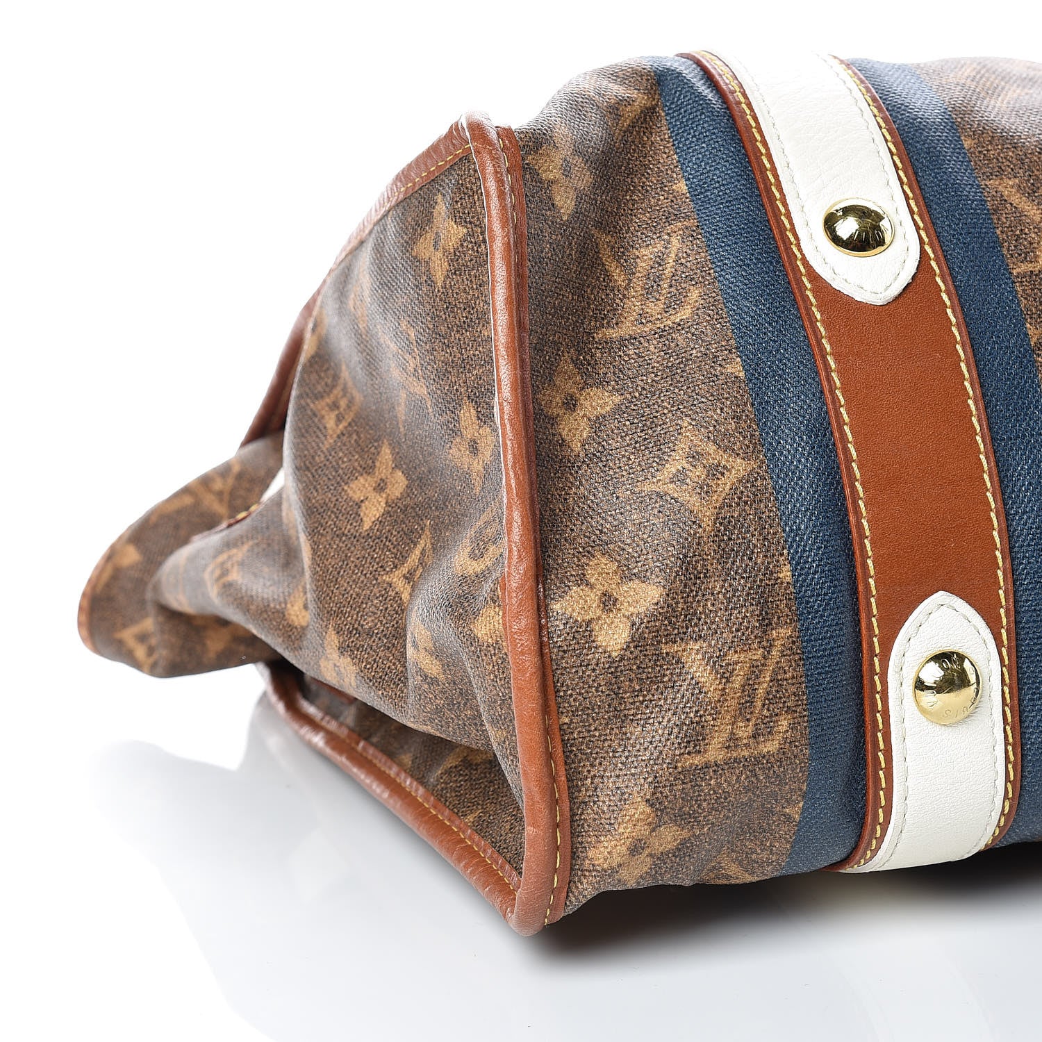 Louis Vuitton Monogram Rayures Tisse Sac GM Blue 11 of 26