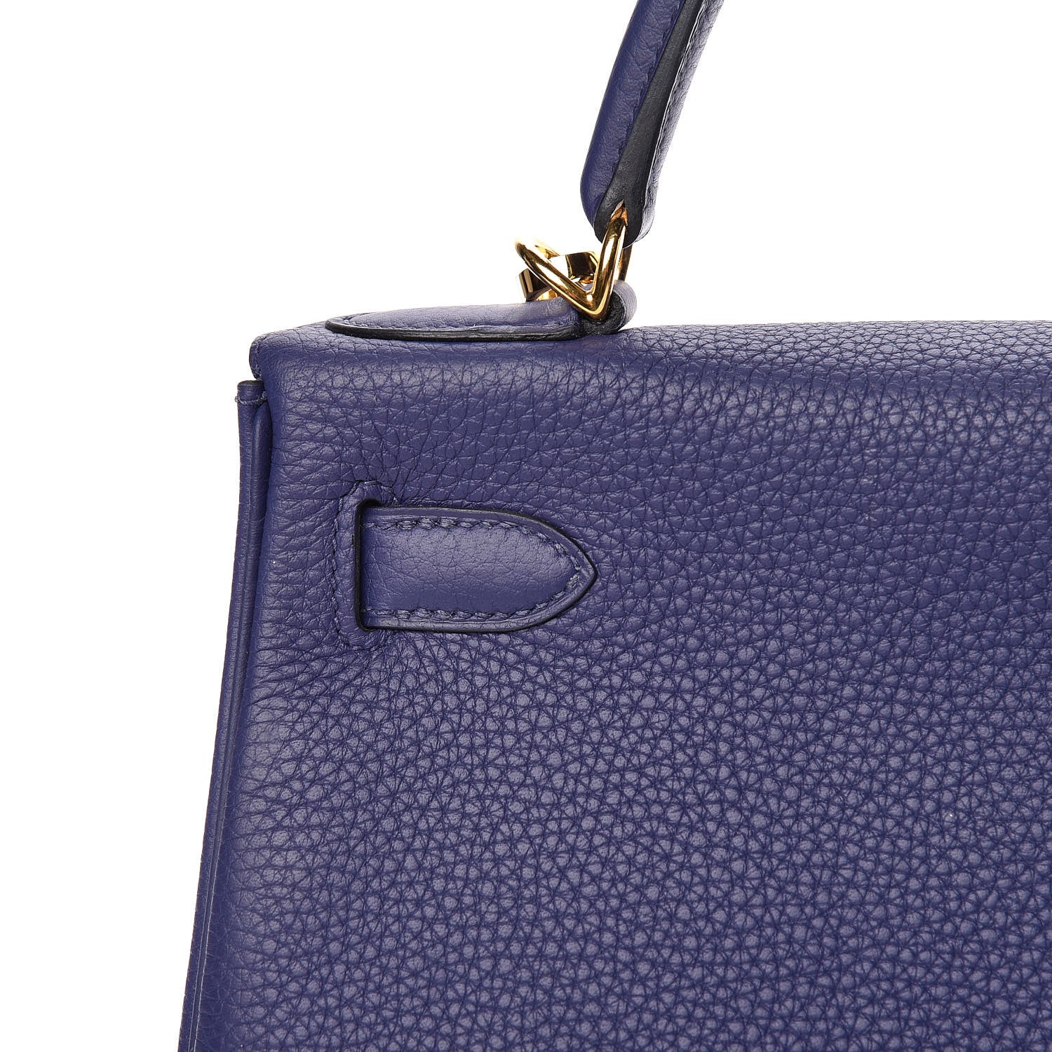 Hermes Taurillon Clemence Kelly Retourne 28 Bleu Encre 13 of 41