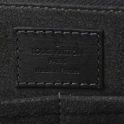 Louis Vuitton Monogram Cuir Plume Very Tote MM Black 6 of 8